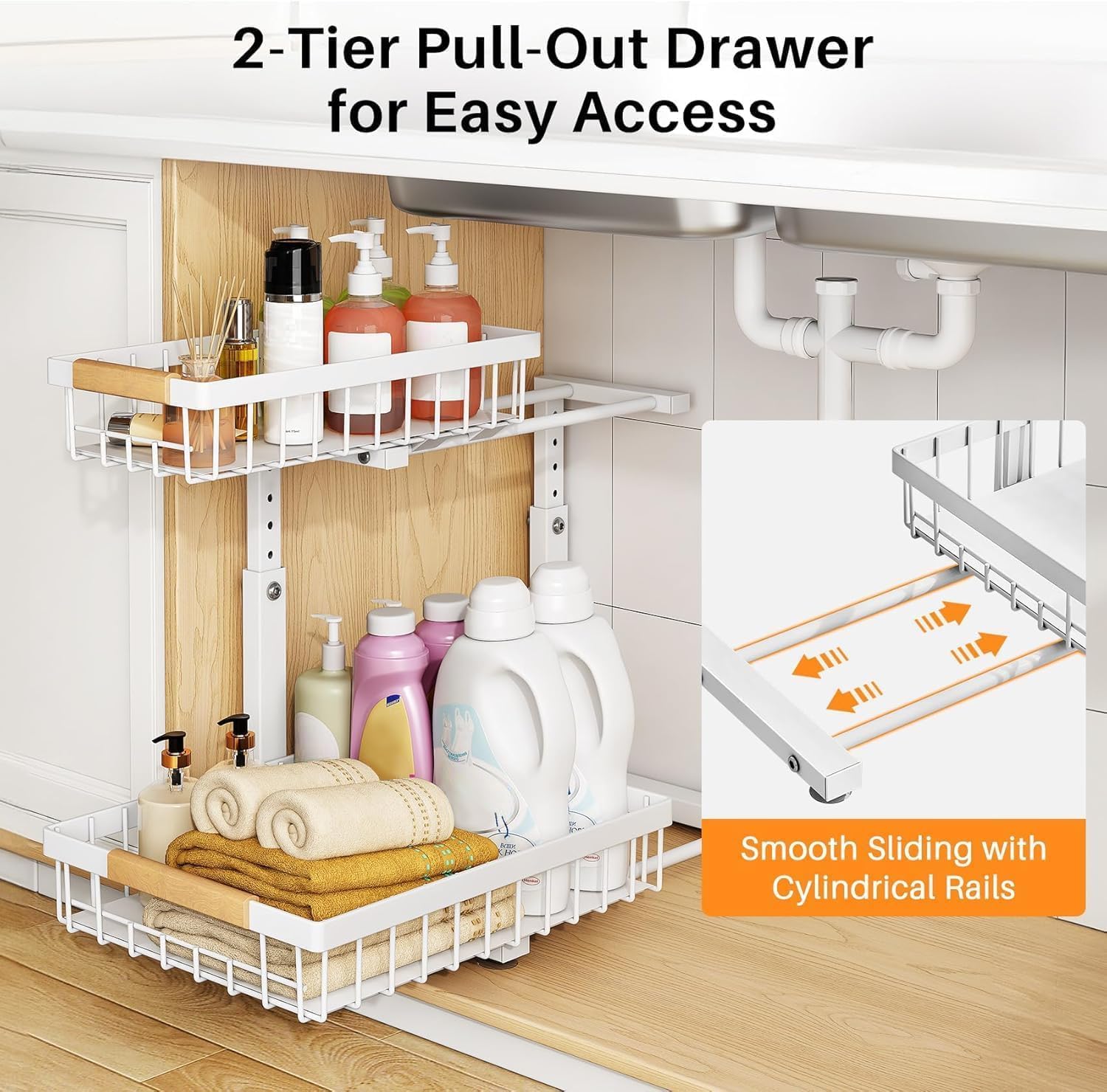 Thumbnail 2 de PXRACK 2-Pack Under Sink Organizer