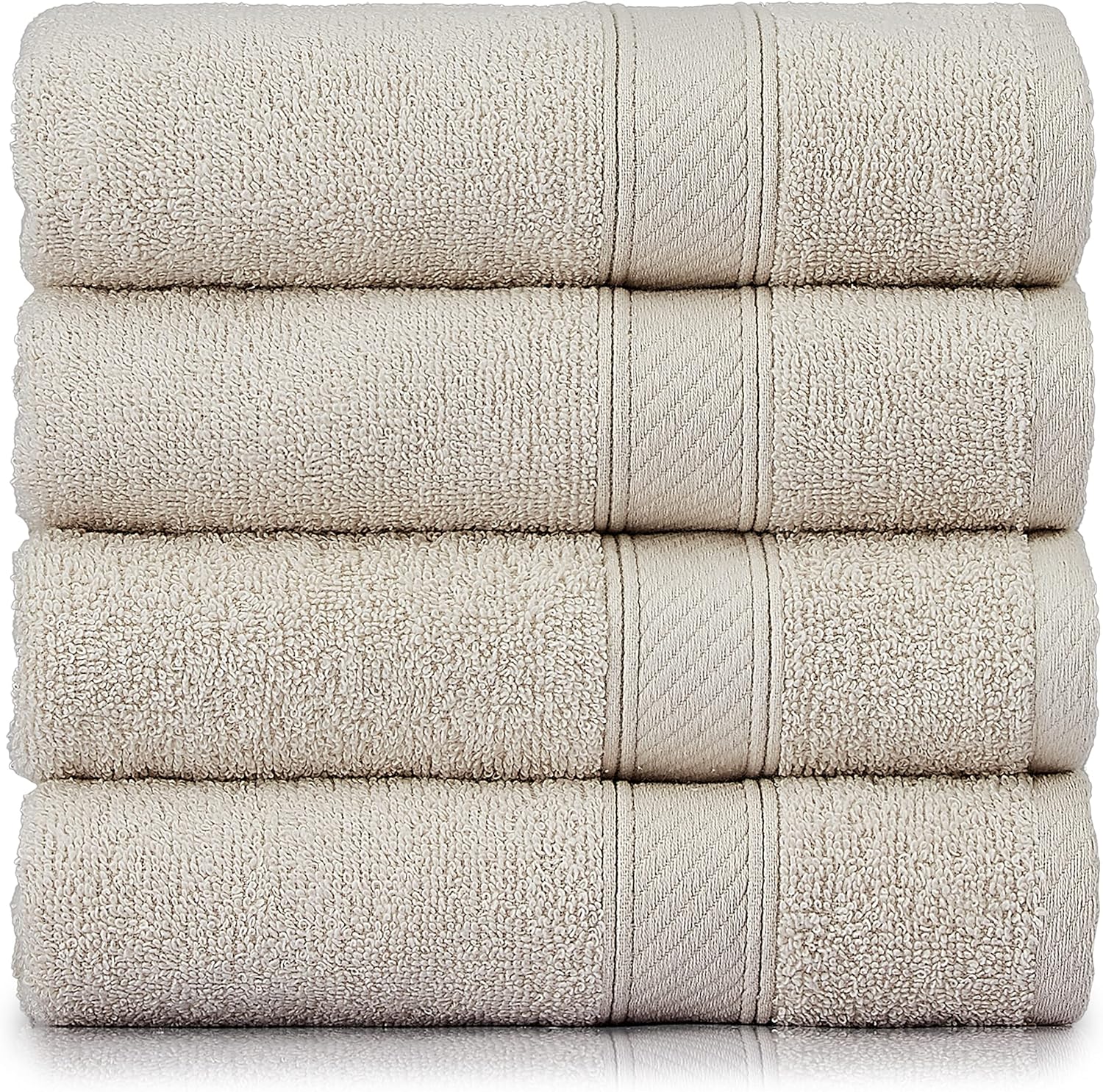 Thumbnail 2 de nottoc Handtücher-Set Gelb (8-tlg.) – 2 Badetücher 70x140, 4 Handtücher 50x90 & 4 Gästehandtücher 30x50