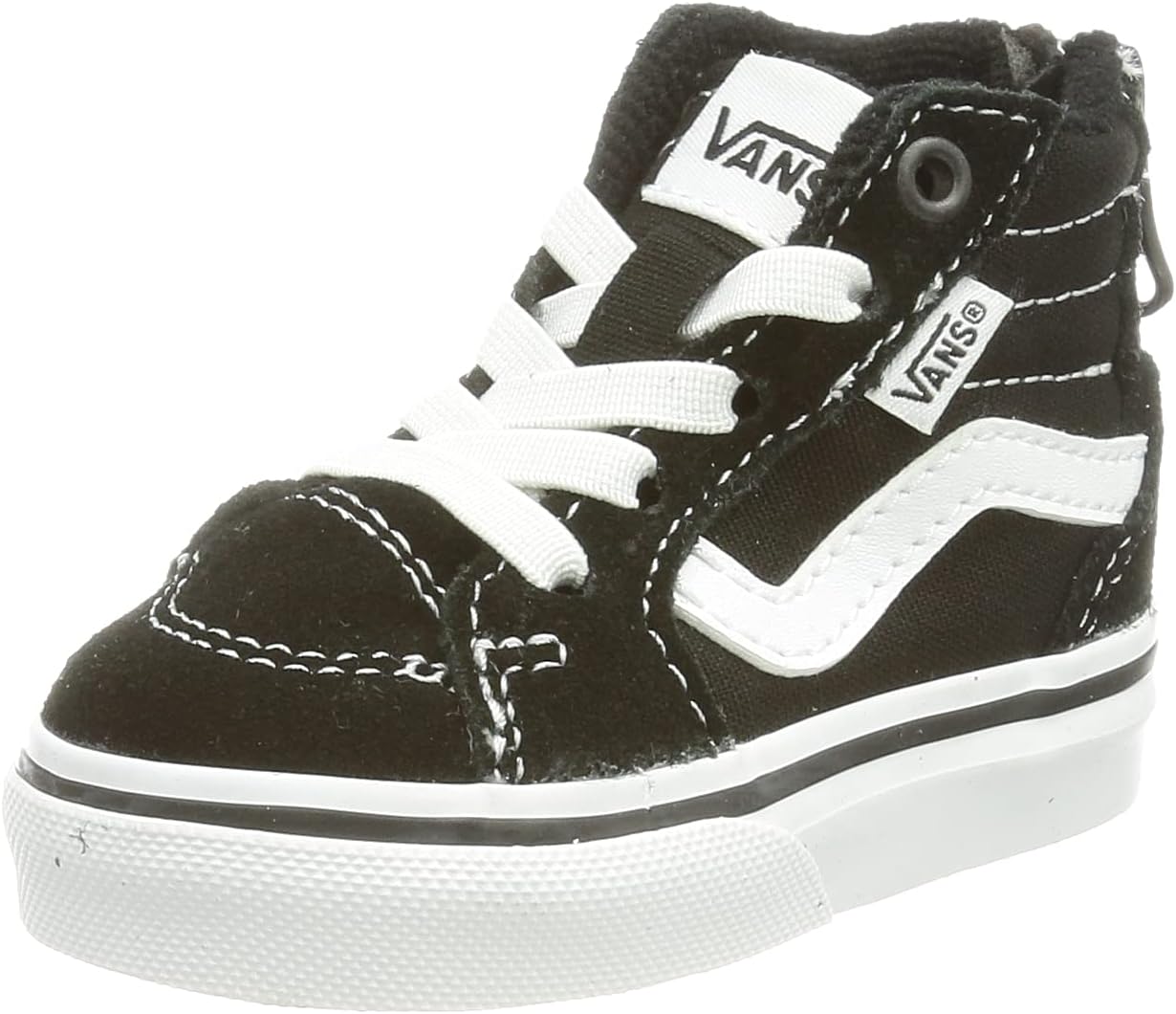 Detalle de Vans Filmore Hi Zip en suède et toile