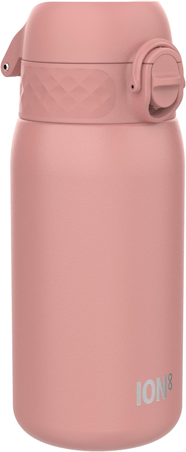 Detalle de ion8 Kinder Trinkflasche Edelstahl 400 ml – leicht, auslaufsicher und spülmaschinenfest