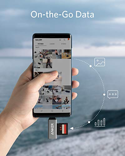 Detalle de Anker 2-in-1 USB-C Memory Card Reader for SD/Micro SD Cards