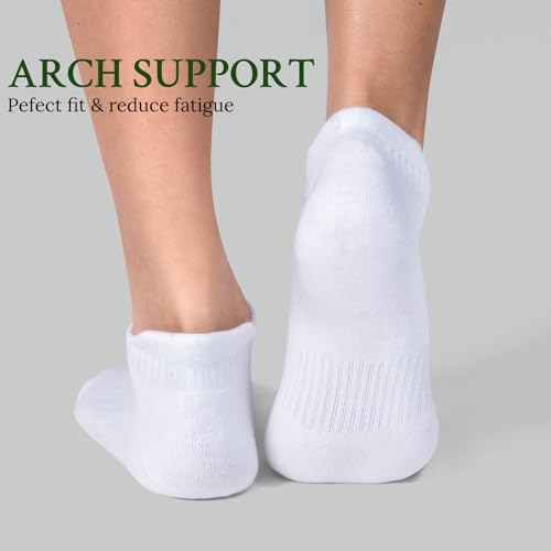 Detalle de Wamicu 10 Pares Calcetines Tobilleros Hombre – Algodón Transpirable para Verano (Talla 43-46)