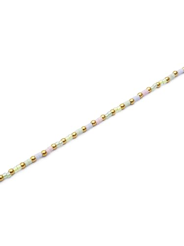 Detalle de SINGULARU Collar Mujer Joy Colors, acero bañado en oro 18 kt