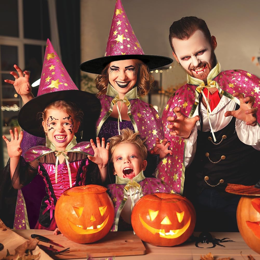 Thumbnail 6 de AYBUY Mantello da Strega con Cappello per Bambini – Set Halloween con Stelle