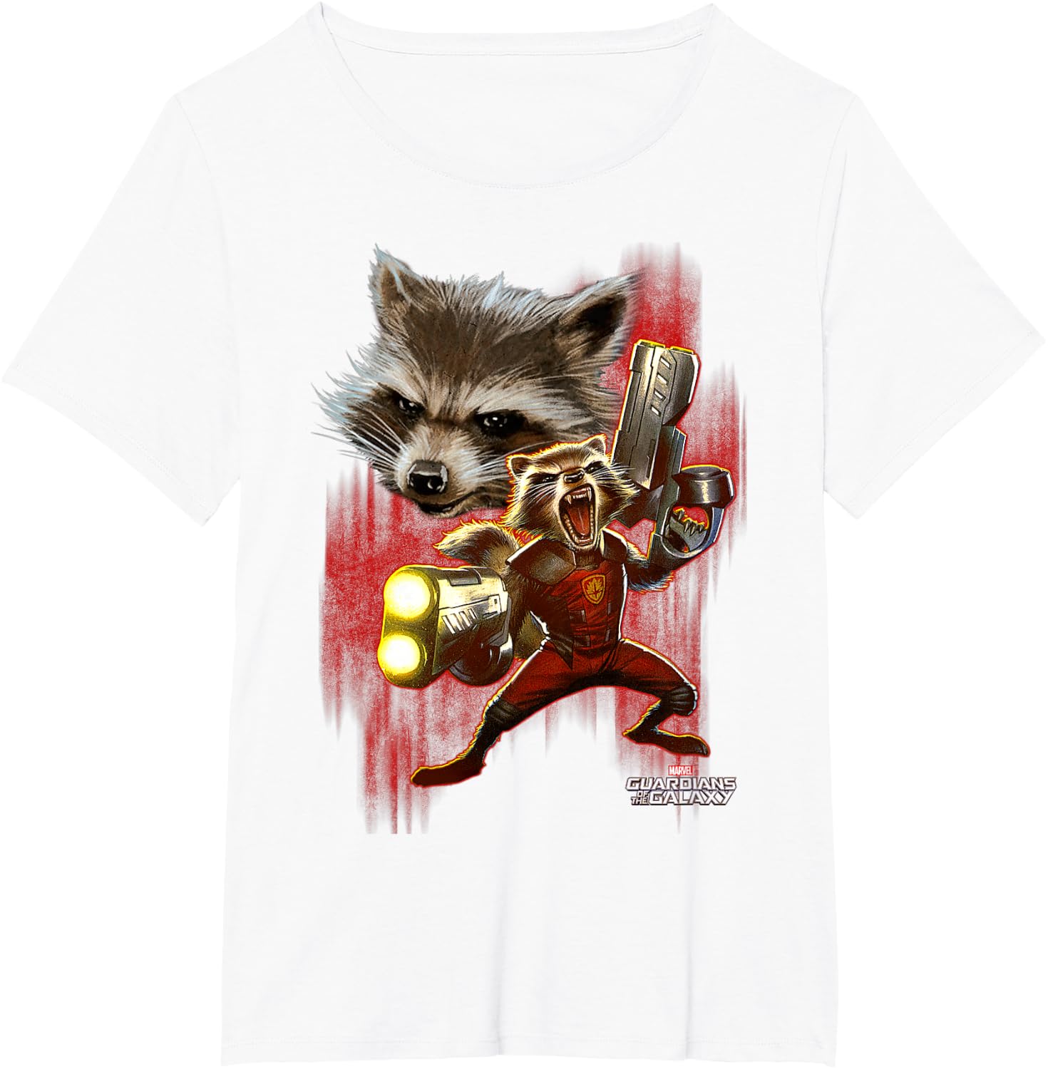 Thumbnail 6 de Marvel Guardians Rocket Poster T-Shirt