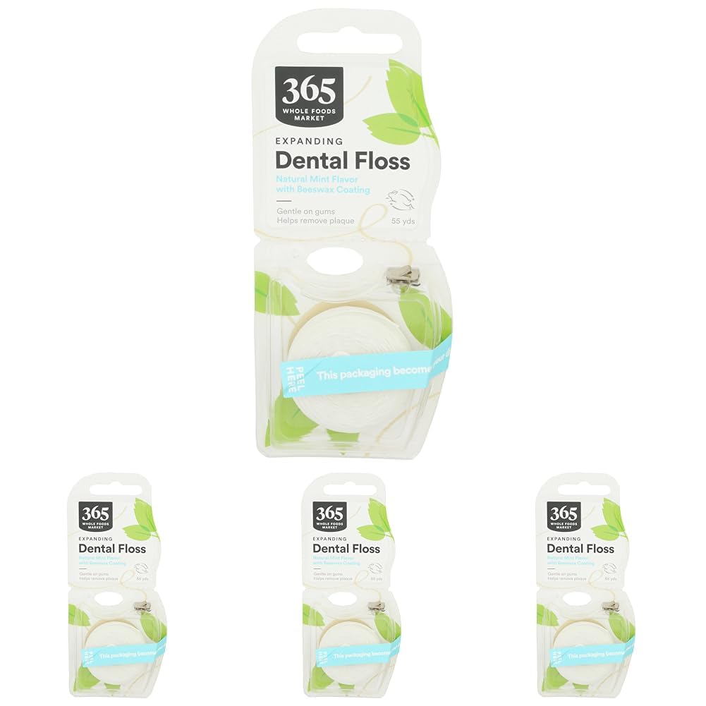 Thumbnail 6 de 365 by Whole Foods Market Expanding Dental Floss (Natural Mint, Beeswax Coating) — 55 Yds