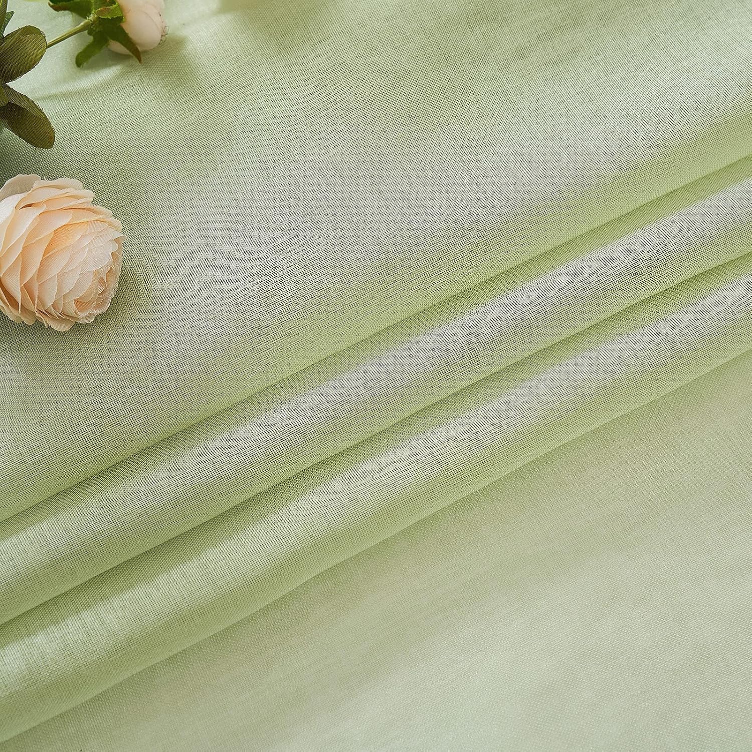 Thumbnail 5 de Rideaux voile transparents 140x225 Vert