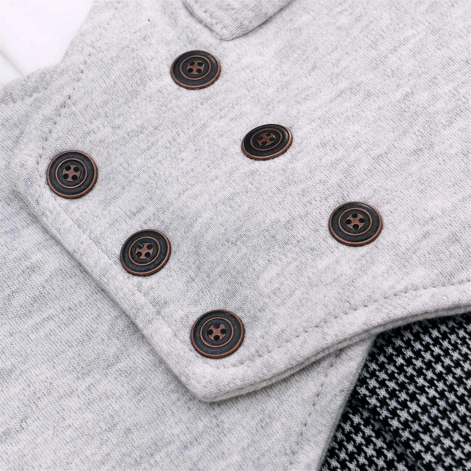 Thumbnail 4 de famuka Baby Boys Romper Infant Gentleman Bodysuit – Wedding Wear for 3–12 Months