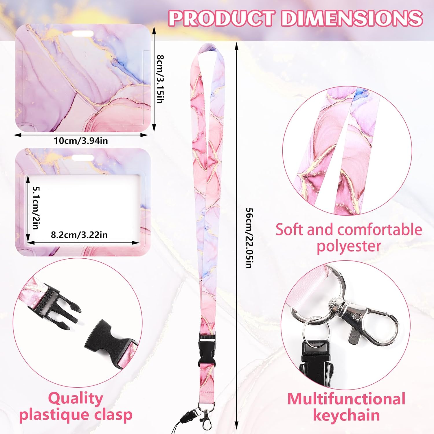Thumbnail 1 de Ausweishalter Lanyard 56 cm 🎫