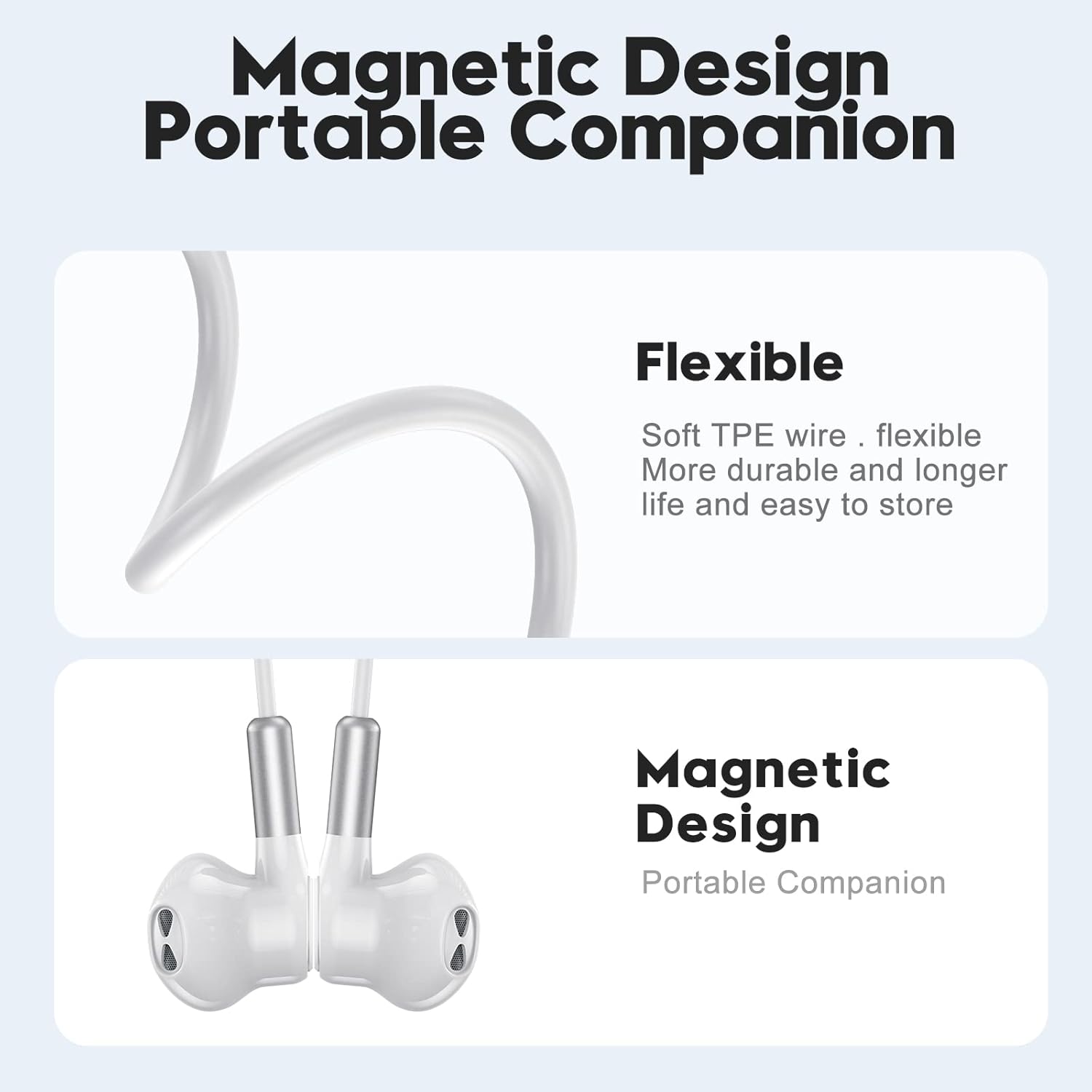 Thumbnail 6 de BENEWY wired in-ear headphones with 3.5mm jack, microphone and volume control