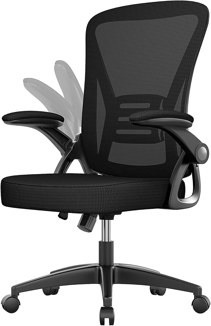 Detalle de naspaluro Silla de Oficina Ergonómica 🪑 Con Reposabrazos y Soporte