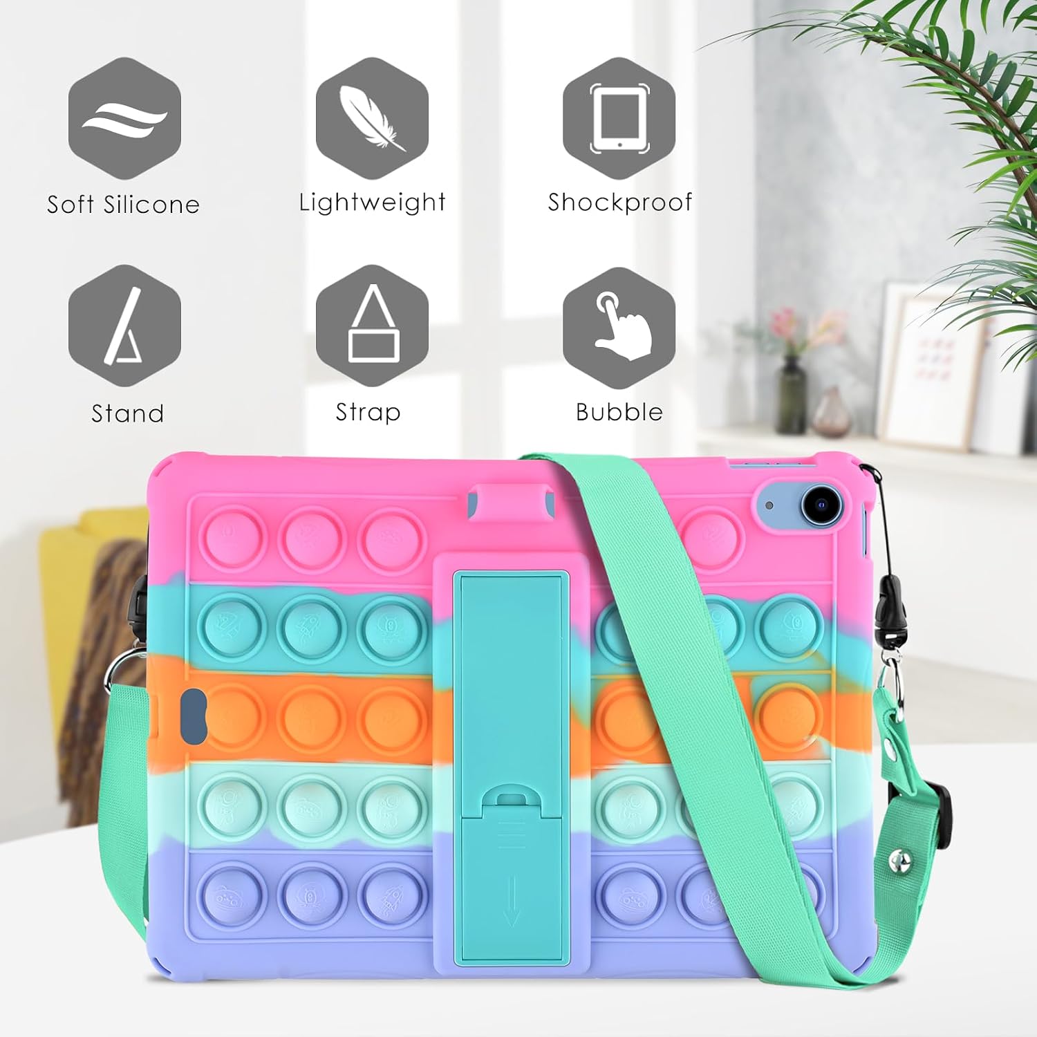 Detalle 2 de KATUMO Silicone Case for iPad 11 Inch with stylus