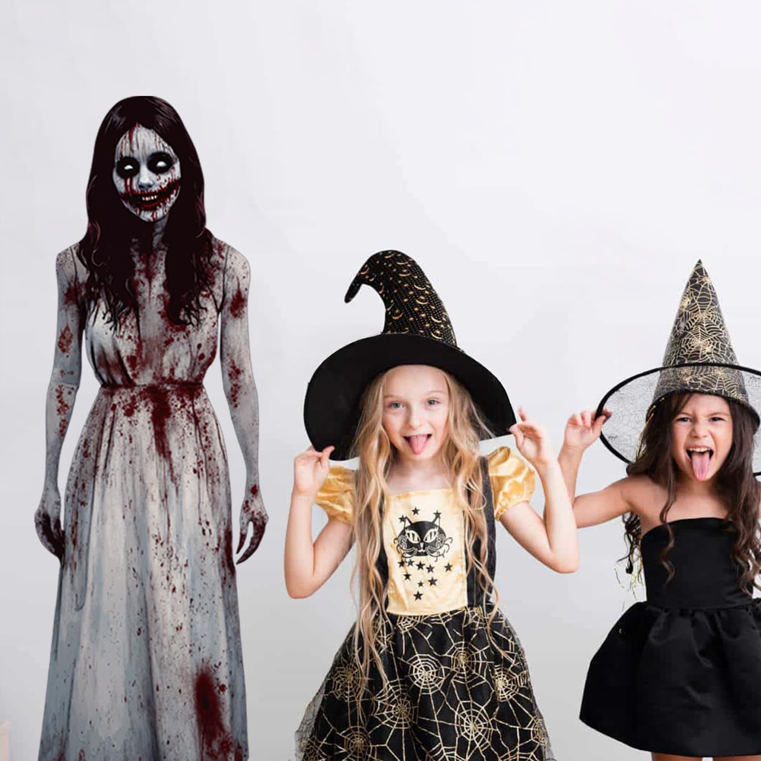 Detalle 1 de HLNIUC Halloween wall decal, 39 x 14 in
