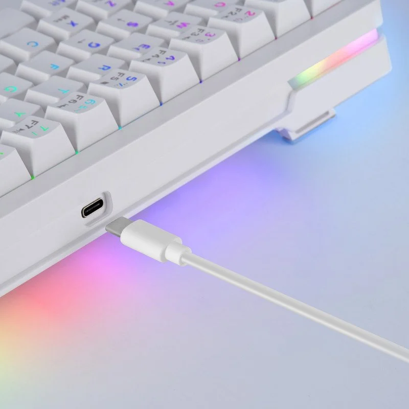 Detalle de Mars Gaming MKMINIPRO Teclado Mecánico RGB 60% con Switch Azul – Hot-Swap