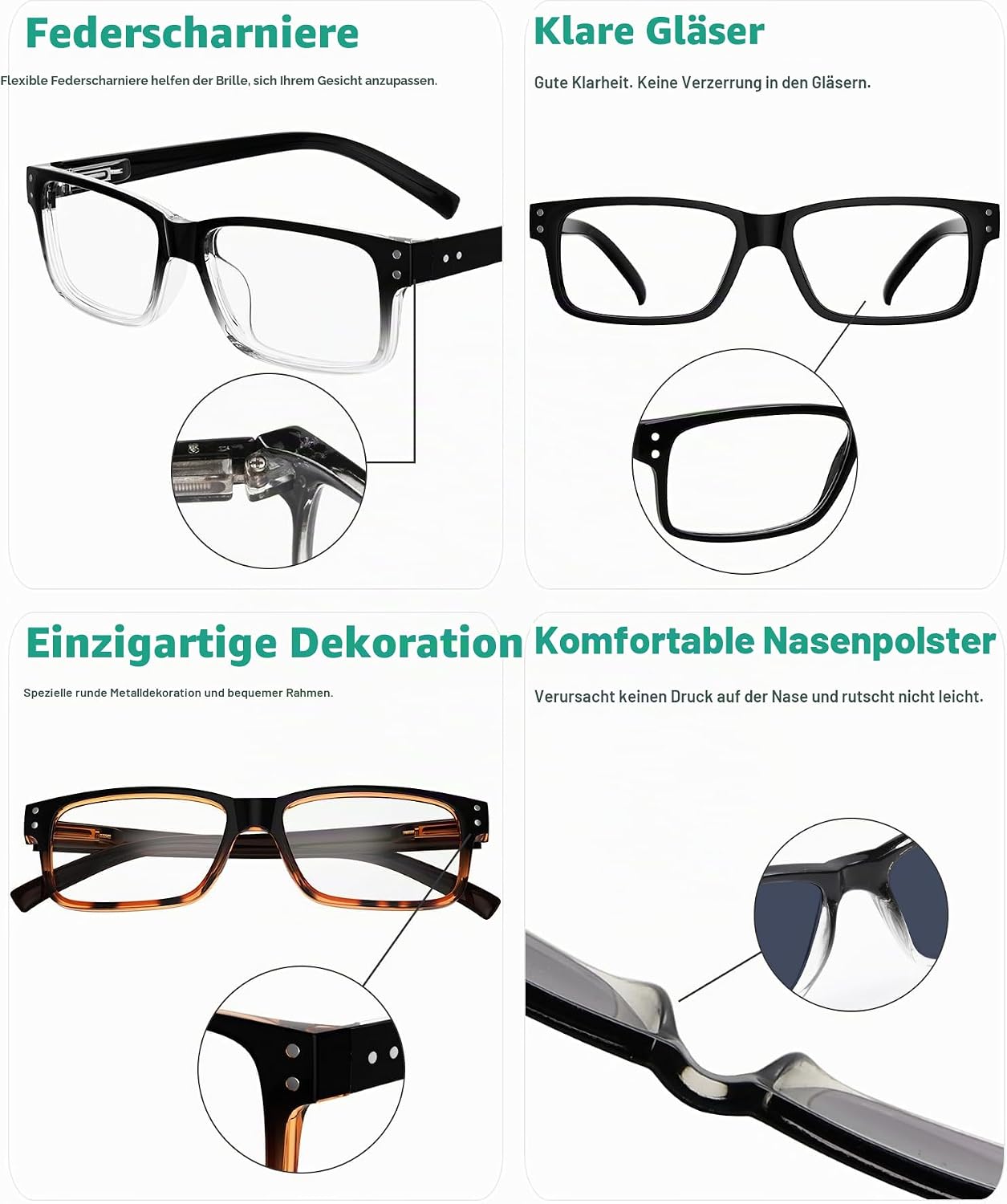 Thumbnail 3 de Eyekepper Lesebrille 5er Pack mit 51 mm
