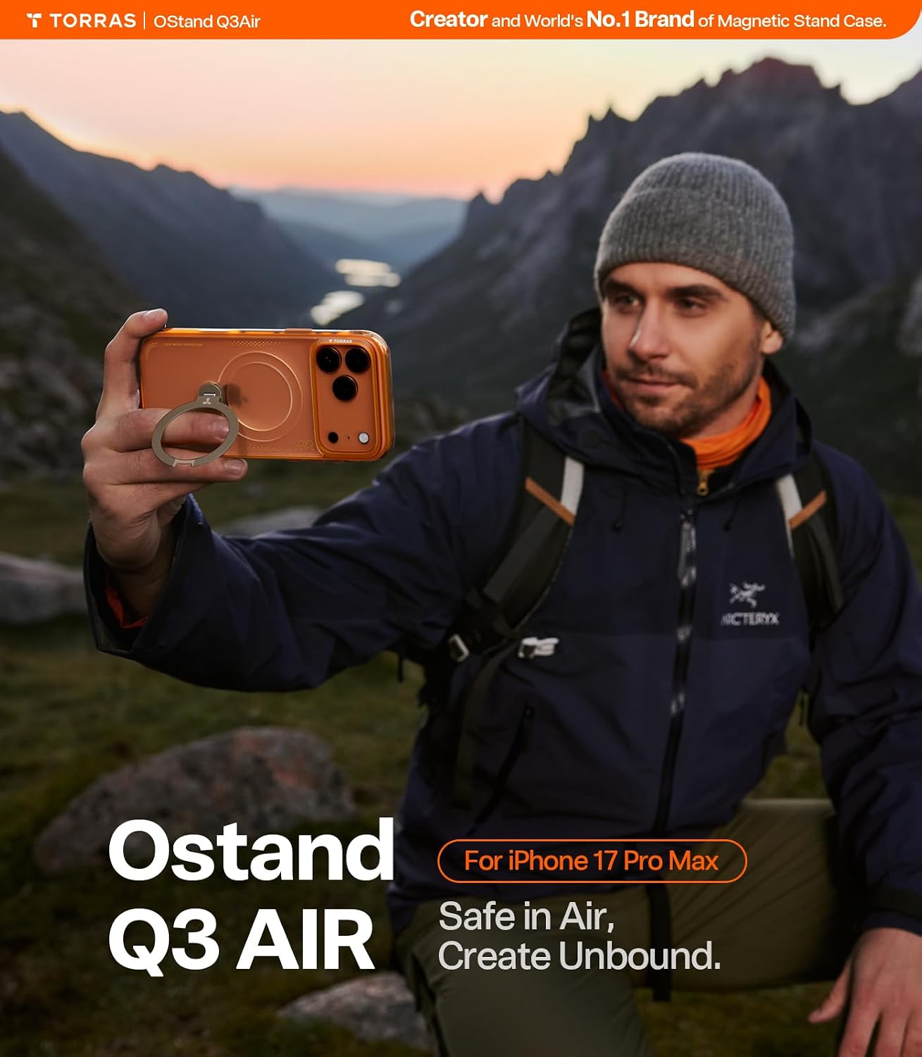Thumbnail 5 de TORRAS Ostand Q3 Air iPhone 17 Pro Max Case