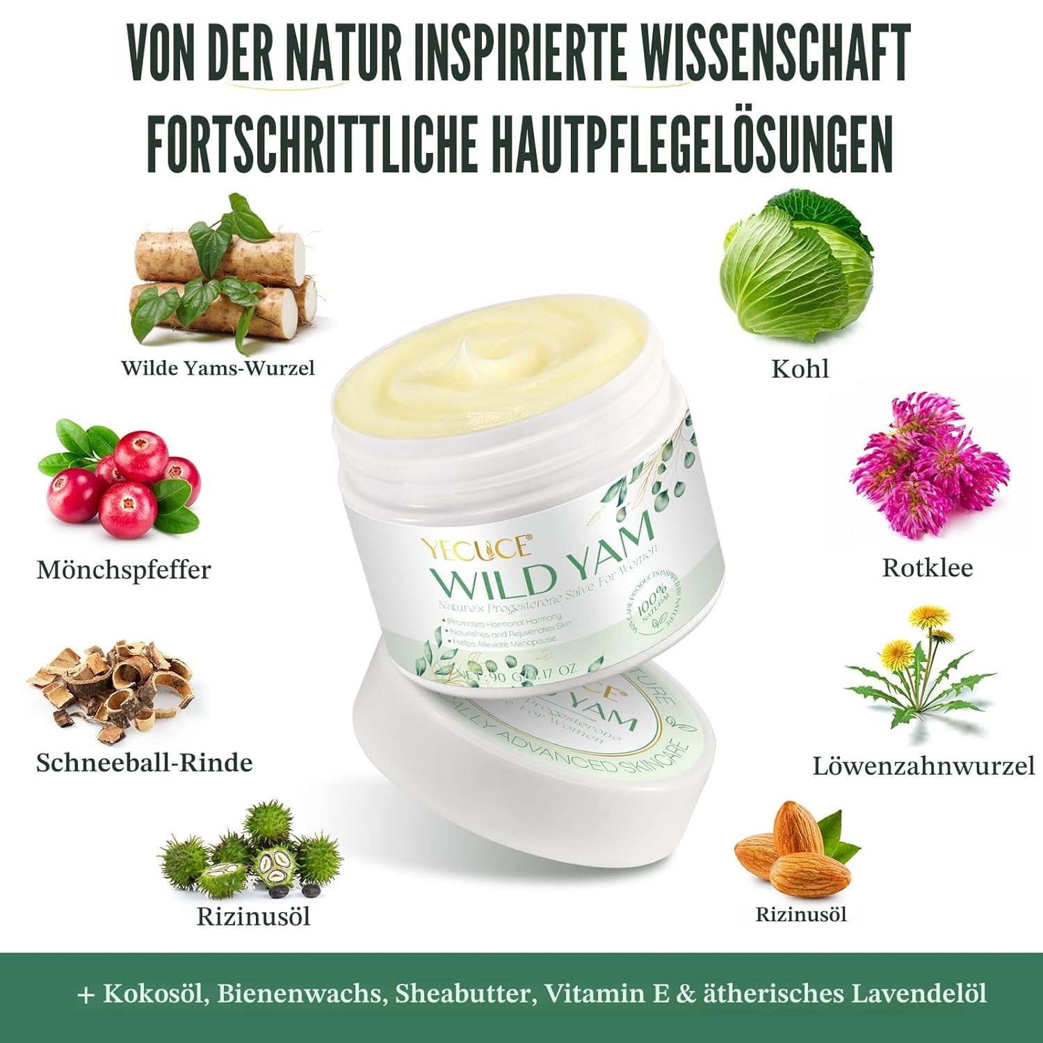 Thumbnail 4 de Wild Yam Creme für Hormonhaushalt | Wechseljahre sofort