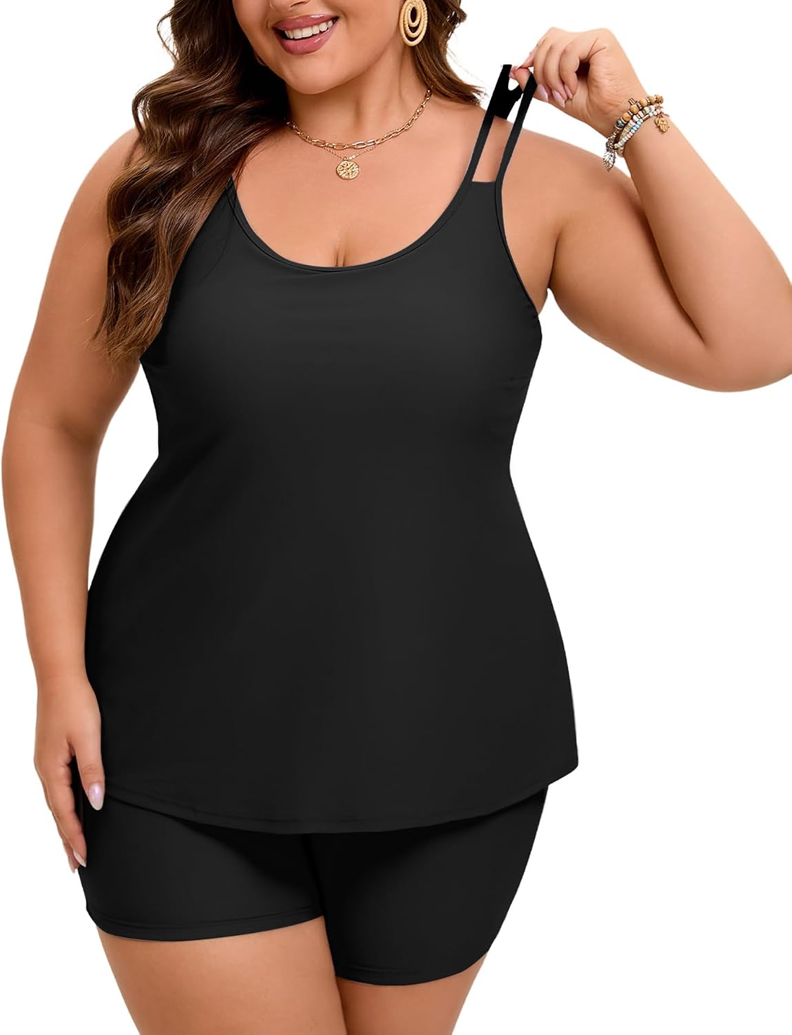 Thumbnail 3 de Arolina Tankini Swimsuits for Women with Tummy Control, Two-Piece Tankini Top and Boy Shorts