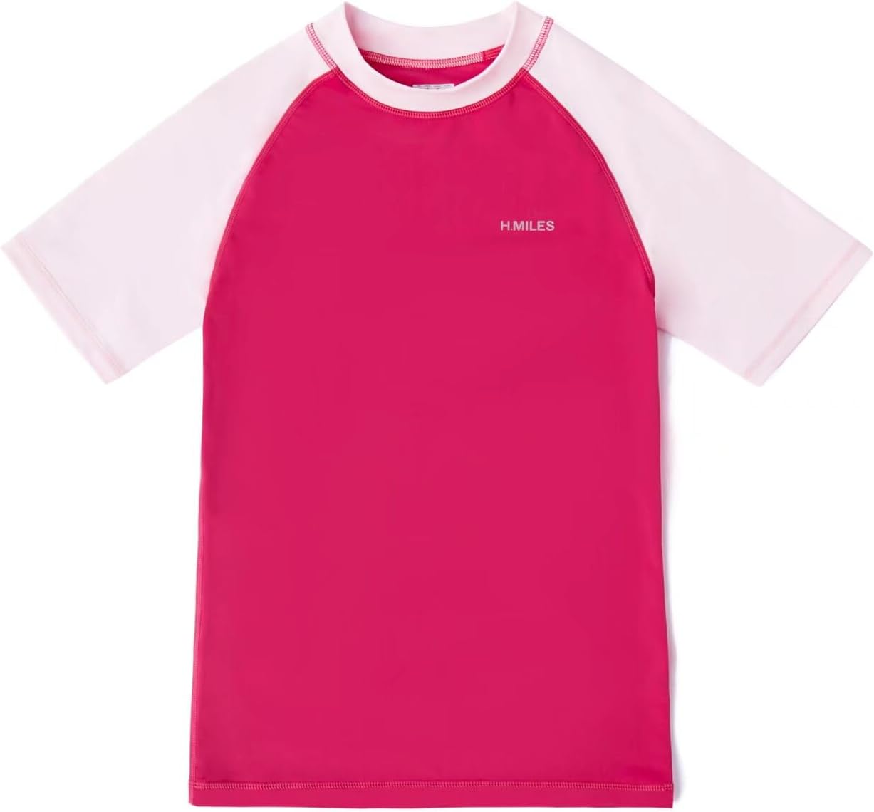 Thumbnail 6 de HMILES Girls Short Sleeve Rash Vest: UV Protection Rash Guard for Kids