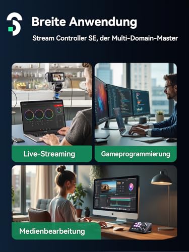 Thumbnail 6 de SOOMFON Stream Controller SE – 6 LCD-Makrotasten, 3 Szenentasten & Regler