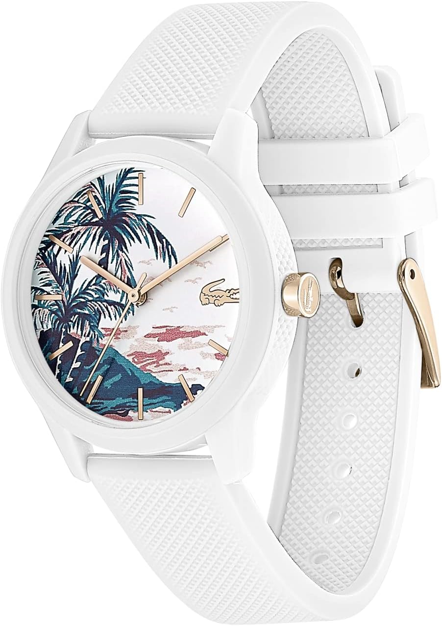 Thumbnail 1 de Lacoste Analog-Quarzuhr (Petit Piqué) mit Silikonarmband – Unisex Lacoste.12.12