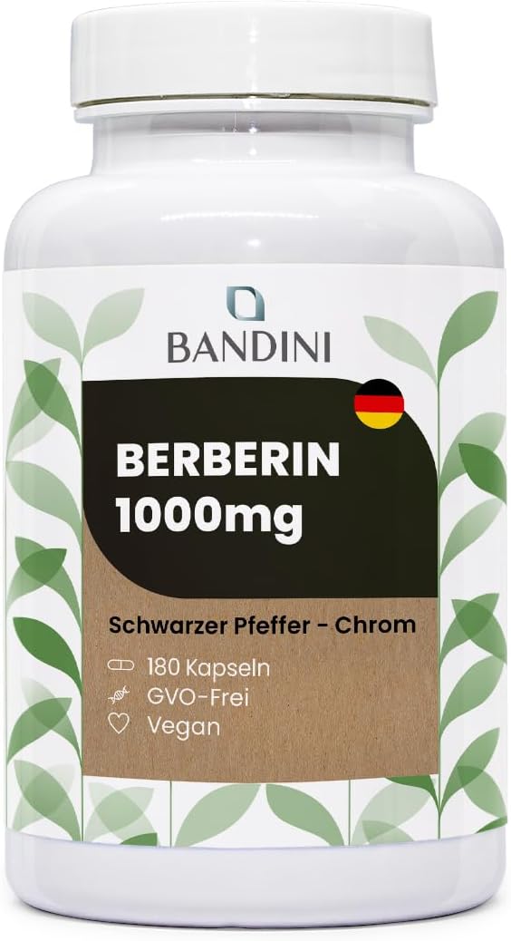 Detalle de Bandini® Berberin 1000 mg 180 Kapseln 💊