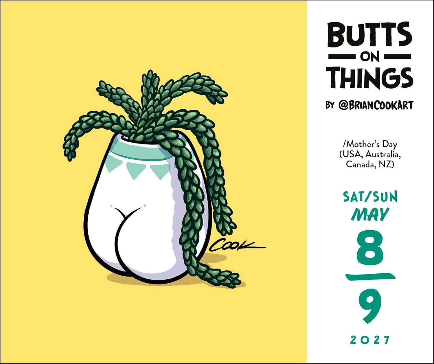 Detalle 2 de Butts on Things 2027 Day-to-Day Calendar