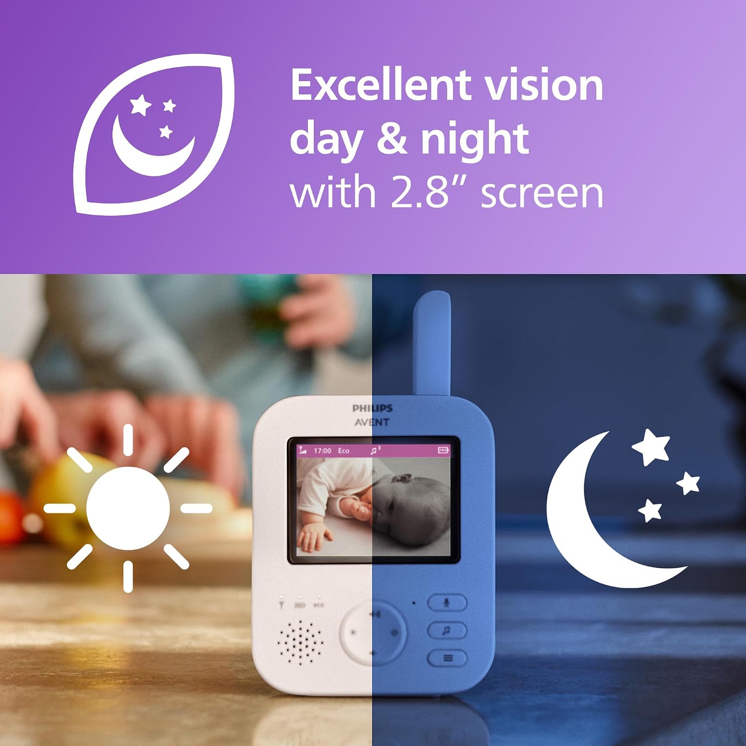 Detalle 2 de Philips Avent SCD881/05 2.8" video monitor