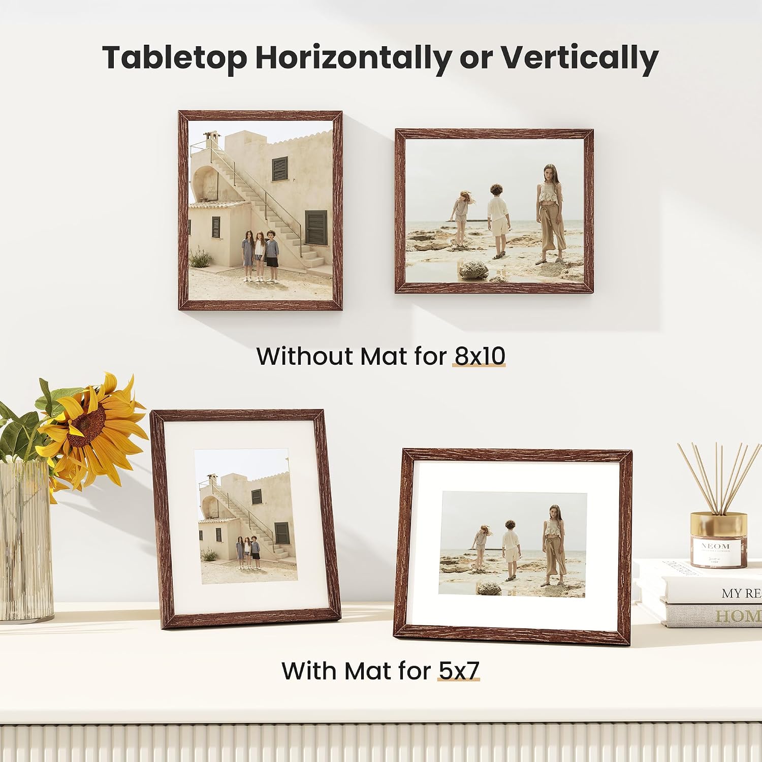 Thumbnail 4 de Solid Oak 8x10 Picture Frame
