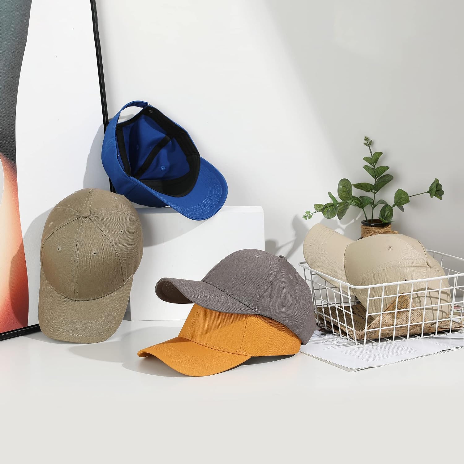 Detalle de KELOYI Baseball Cap – verstellbare Baumwollkappe für Damen und Herren, Outdoor & Freizeit