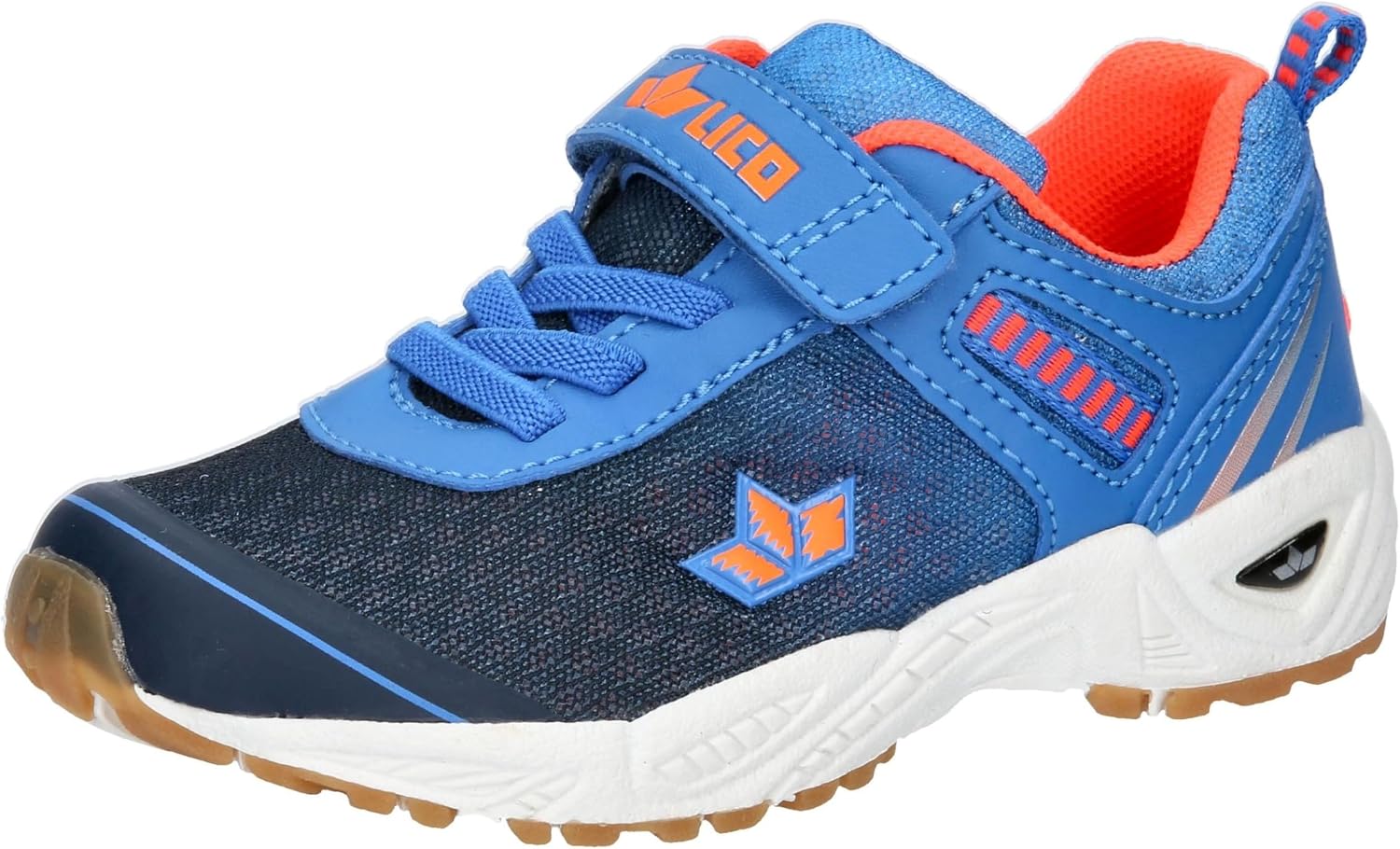 Detalle de Lico Unisex Kinder Barney Vs Hallenschuhe – Indoor-Schuhe mit verstellbarer Größe