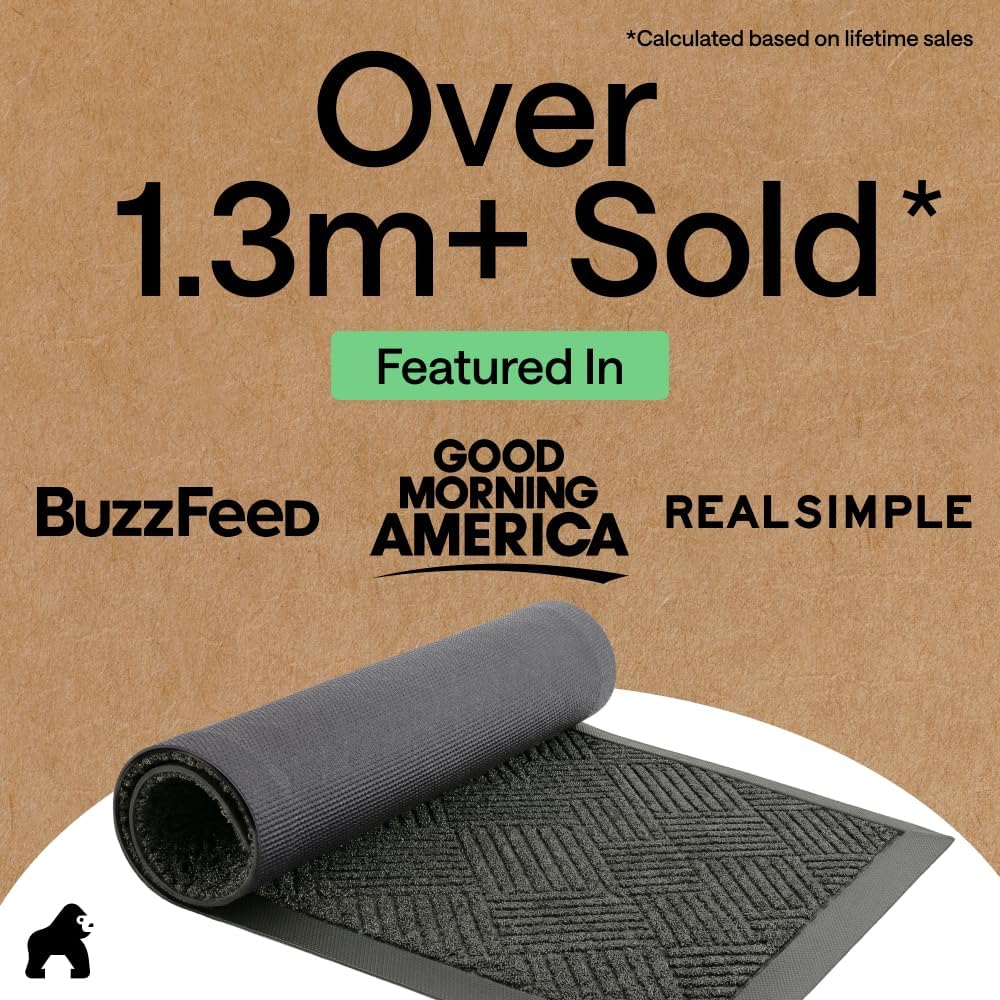 Thumbnail 3 de Gorilla Grip WeatherMax Doormat 17x29 🏠