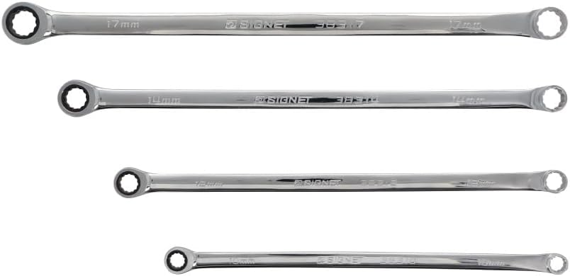 Detalle 2 de SIGNET 38344 4PC 超ロングストレートメガネギアレンチセット 10・12・14・17mm
