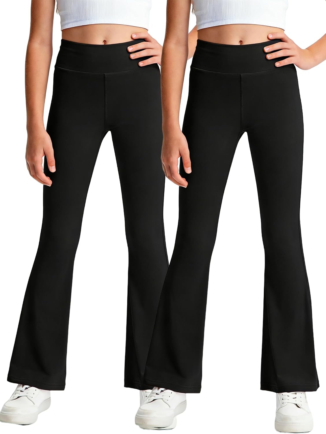 Thumbnail 6 de Himcus Girls High-Waisted Flared Leggings 5-16