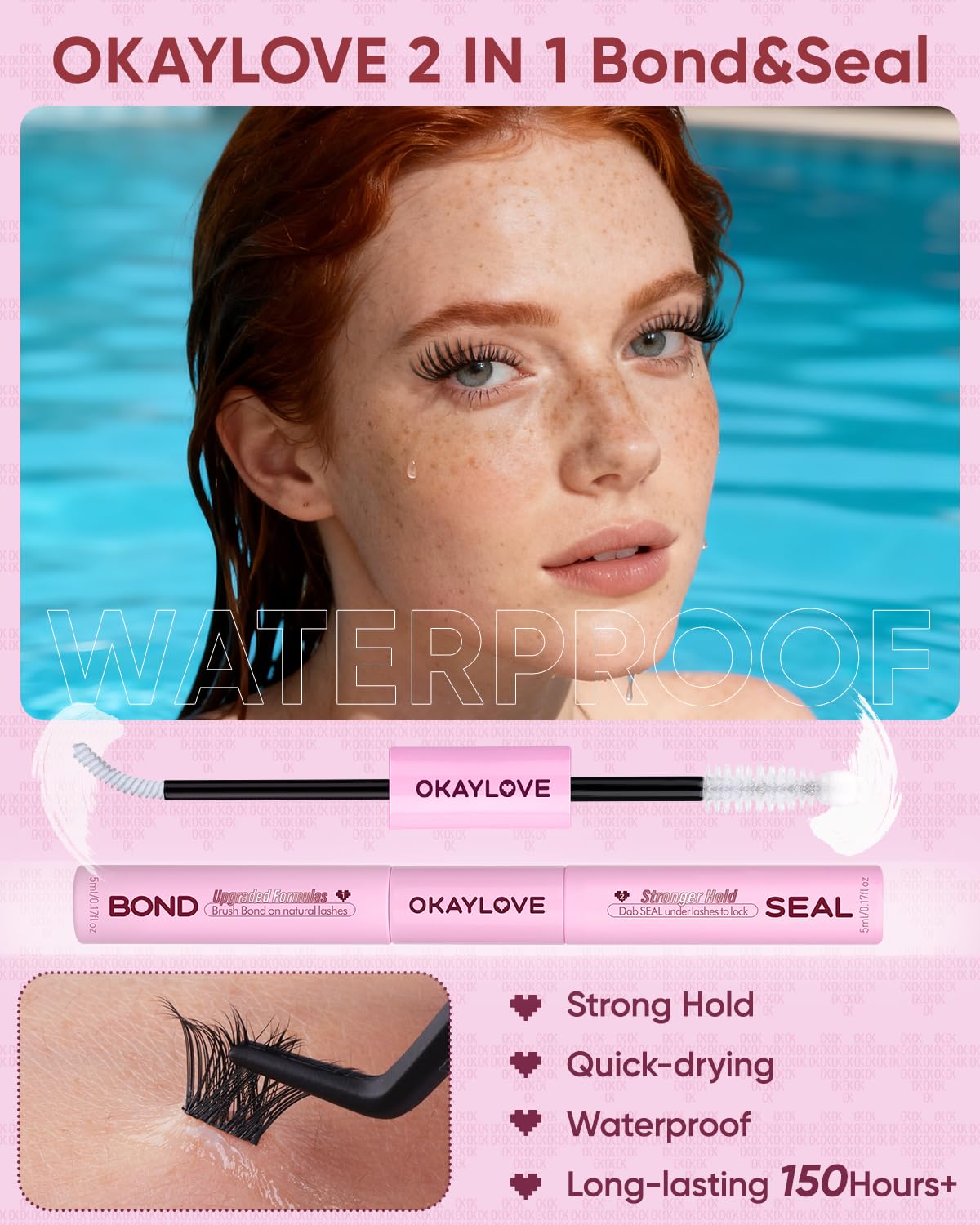 Thumbnail 4 de OKAYLOVE Manga Lash Clusters Kit with Spikes (LIRA, 10–18mm) – DIY Lash Extensions Kit