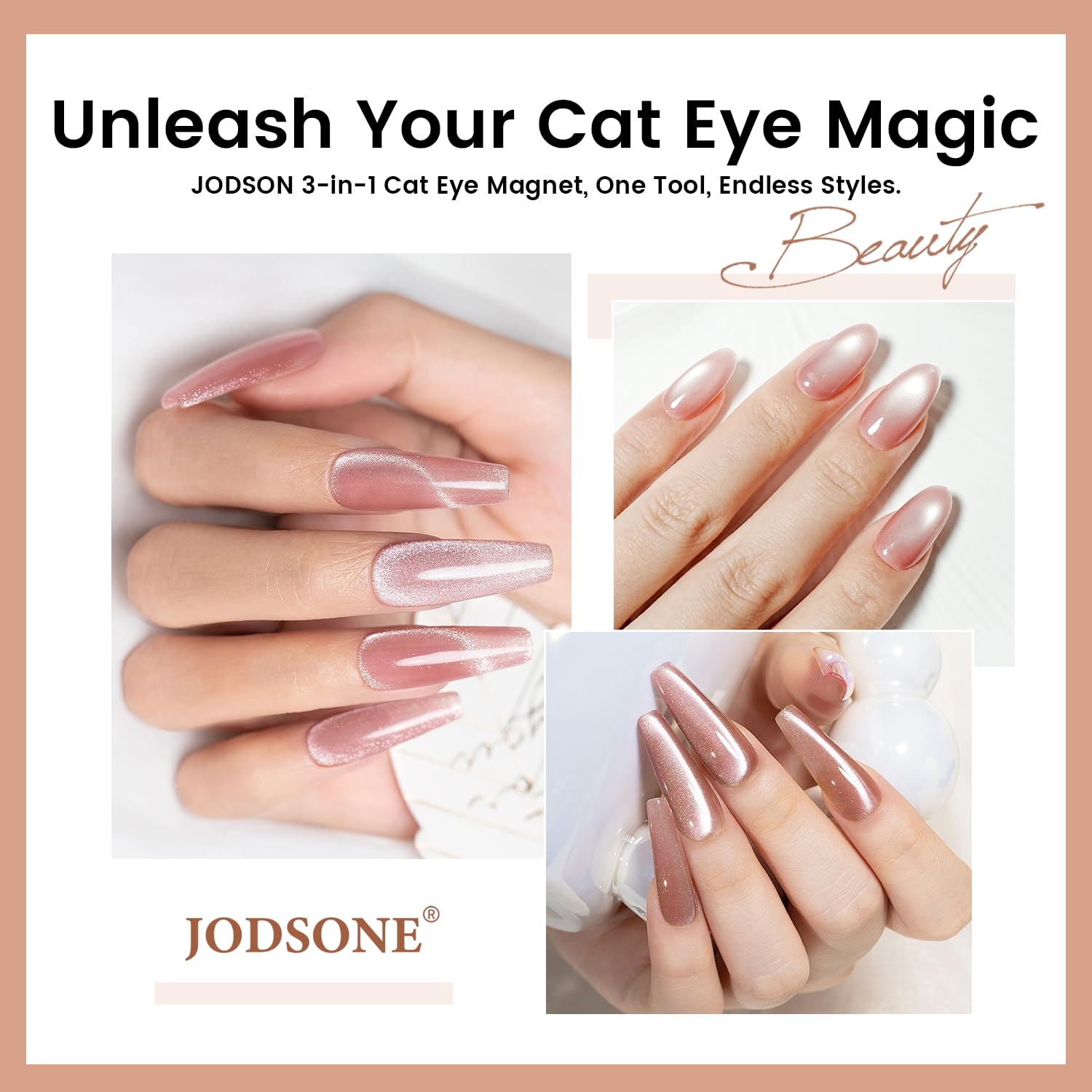 Thumbnail 6 de JODSONE 3-in-1 Cat-Eye Nail Magnet with Cylindrical and Square Magnets