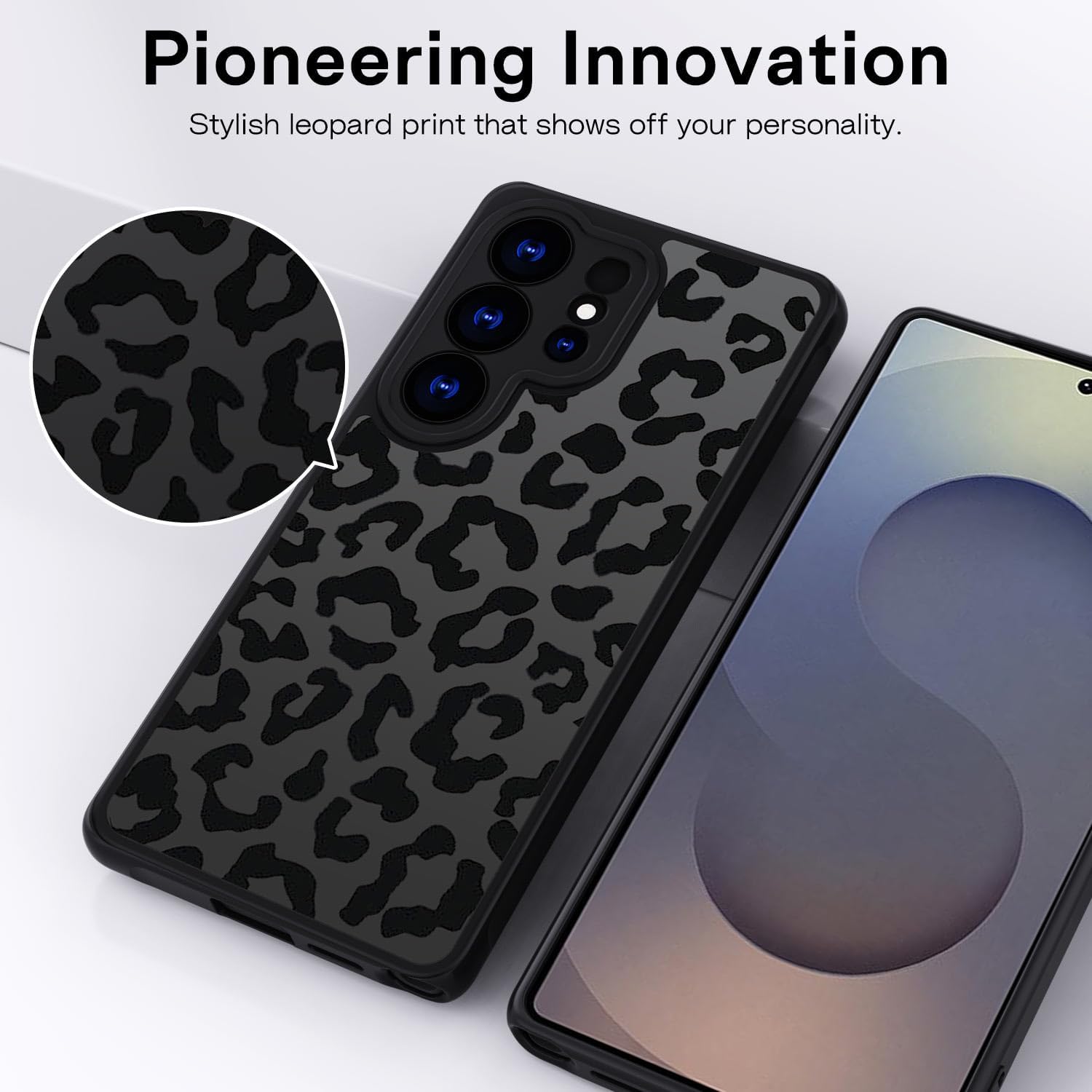 Thumbnail 1 de XTCASE Coque Leopard pour Samsung Galaxy S26 Ultra 5G – Protection élégante en PC dur et TPU, motif léopard