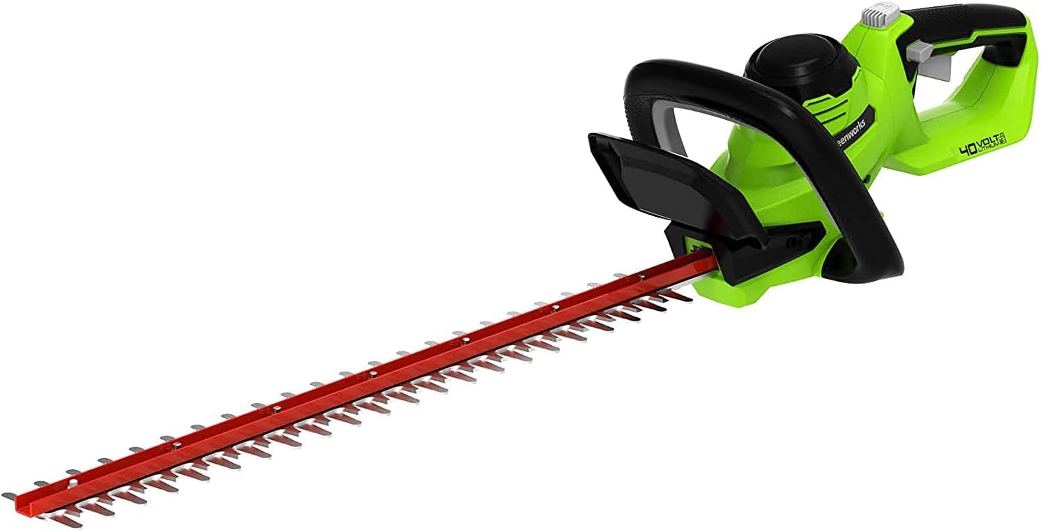 Detalle de Greenworks Cordless Hedge Trimmer 24-Inch