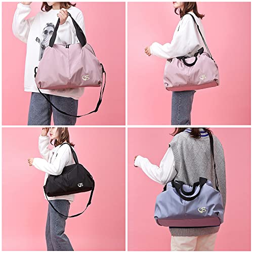 Detalle 2 de Vllcsla Bolsa de deporte mujer pequeña con bolsillo húmedo (TPU) y 7 bolsillos, azul