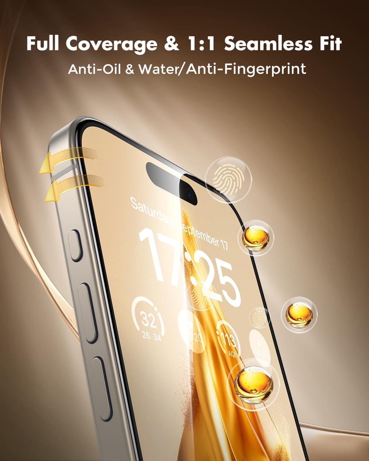 Thumbnail 5 de UNBREAKcable Verre Trempé Anti Espion pour iPhone 16 Pro Max 6,9'' – Lot de 2