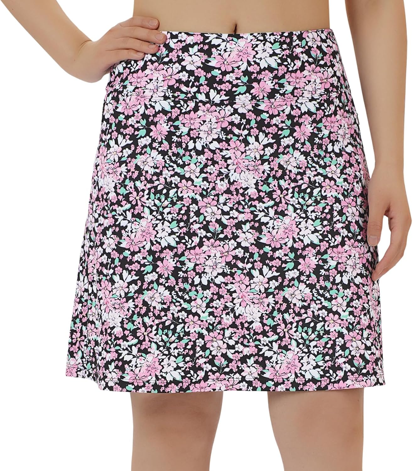 Detalle de ANIVIVO Women's Skorts Skirts 20" Knee Length with High Waist, 4 Pockets & Built-in 5" Lined Shorts