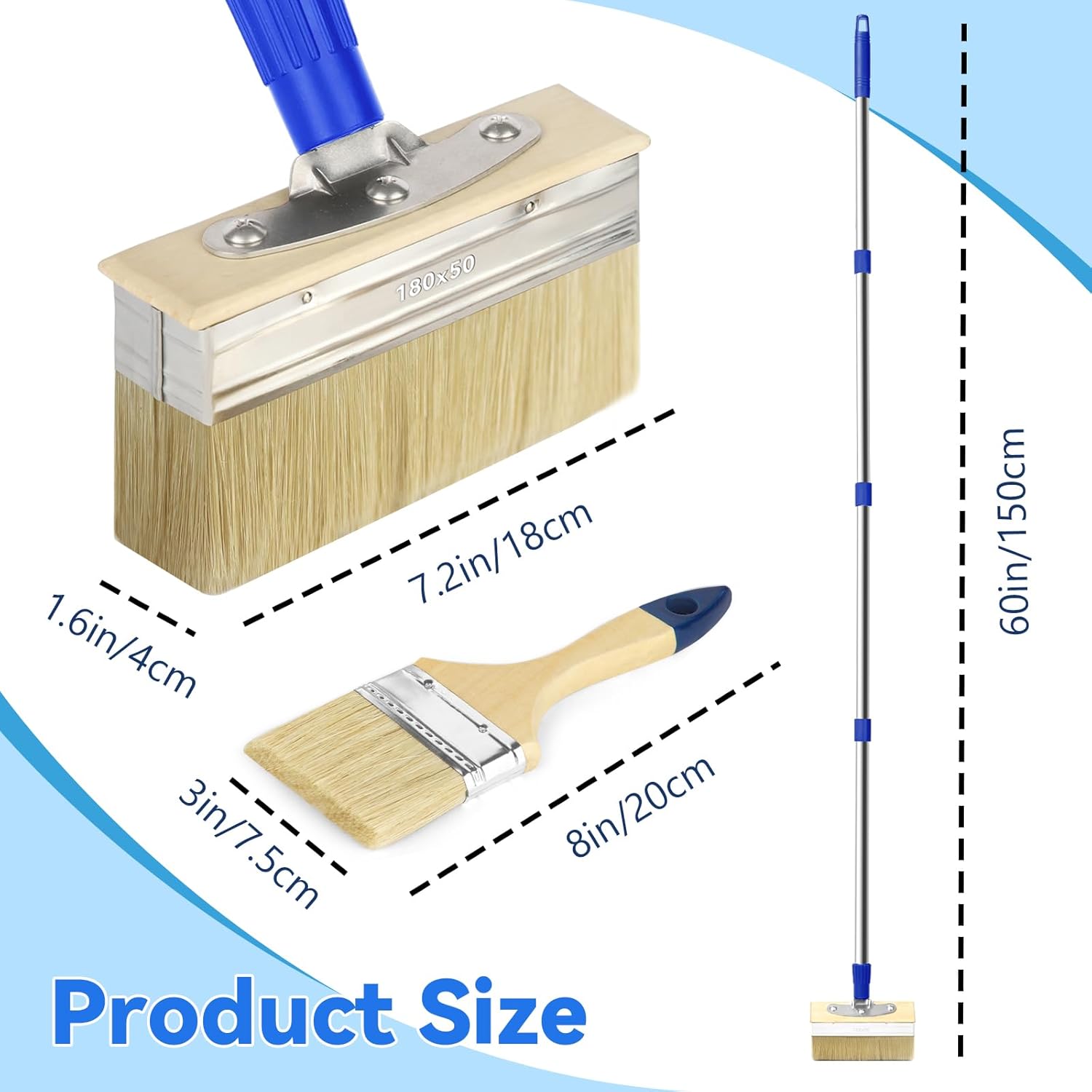 Detalle de Pimekoy Decking Paint Brush 7 inch