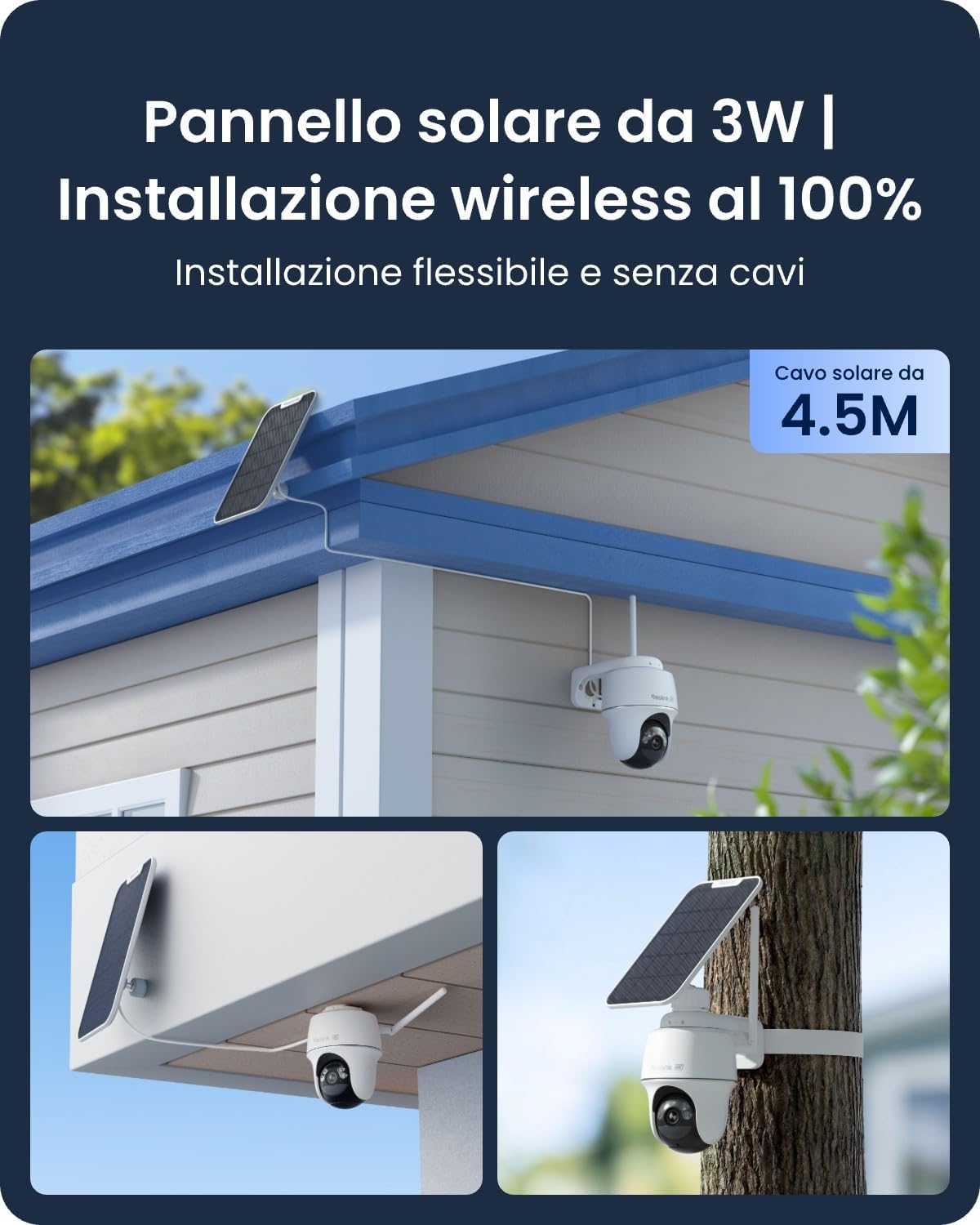 Detalle 2 de Reolink Argus PT Ultra 8MP 360° PTZ
