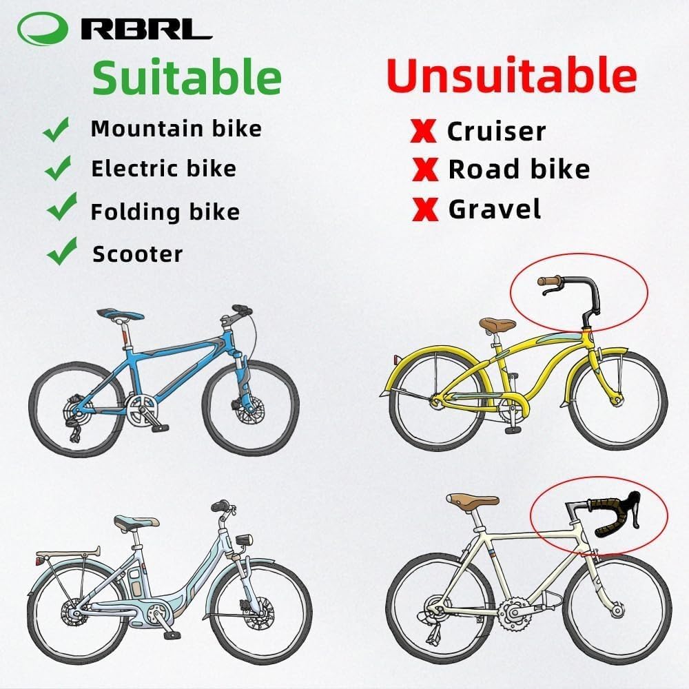 Thumbnail 4 de RBRL Extra Large Bicycle Mirror for E-Bikes