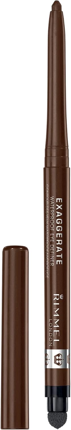 Detalle de Rimmel London RLWED212 Exaggerate Waterproof Eye Definer, Rich Brown 212