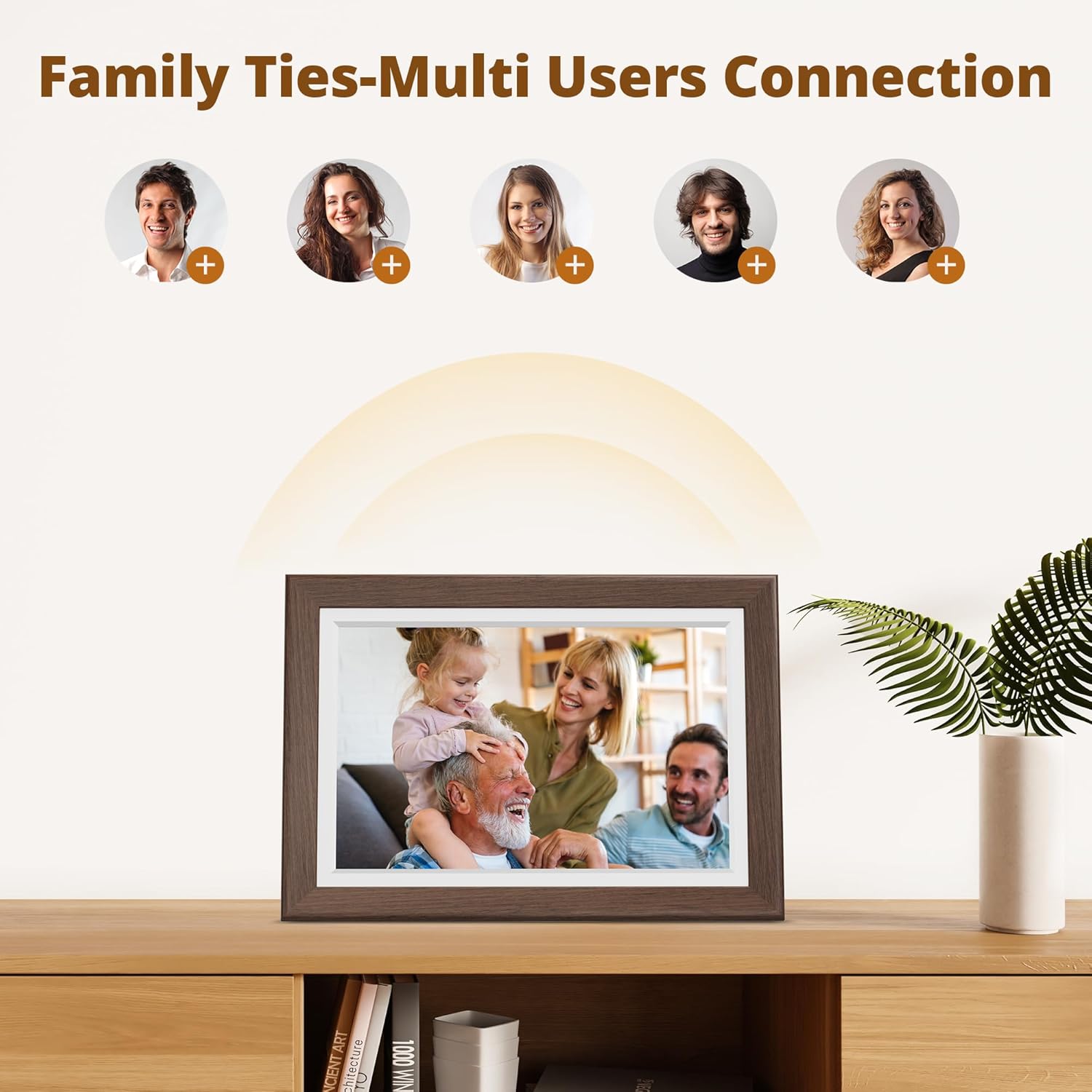 Thumbnail 4 de Dragon Touch cornice digitale WiFi da 10,1” con touchscreen IPS e 32 GB di memoria
