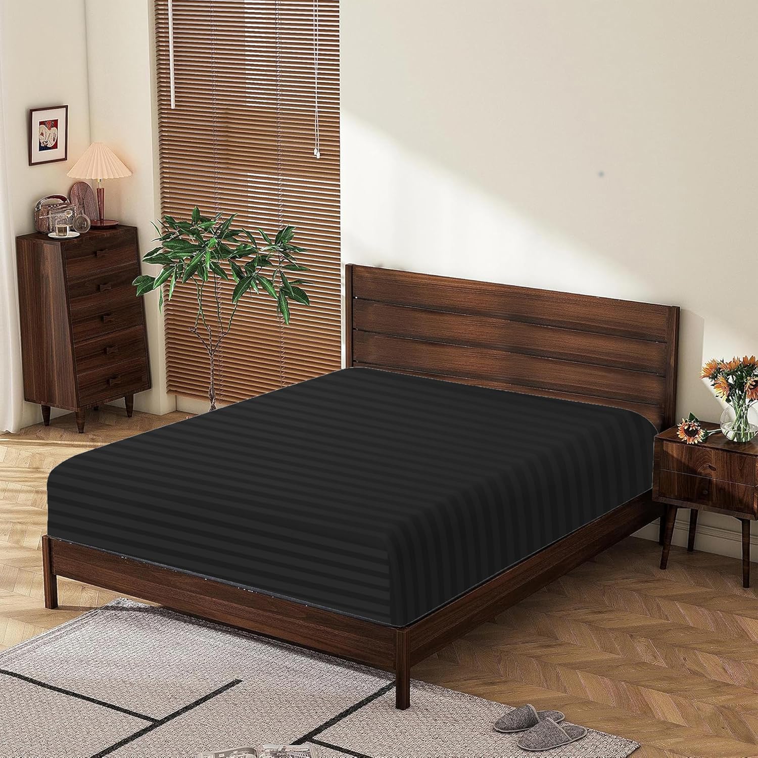 Detalle 2 de Full Size Fitted Sheet, Egyptian Cotton