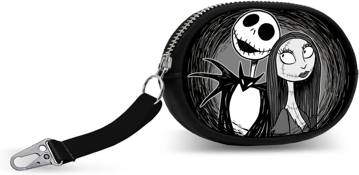 Detalle de Disney Nightmare Before Christmas Love-Pill Coin Purse, Black (12 x 8 cm)
