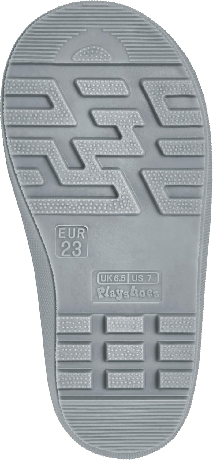 Detalle de Playshoes Unisex Kinder Gummistiefel Halbschaft WildtiereGummistiefel – wasserdicht, praktisch und gemütlich