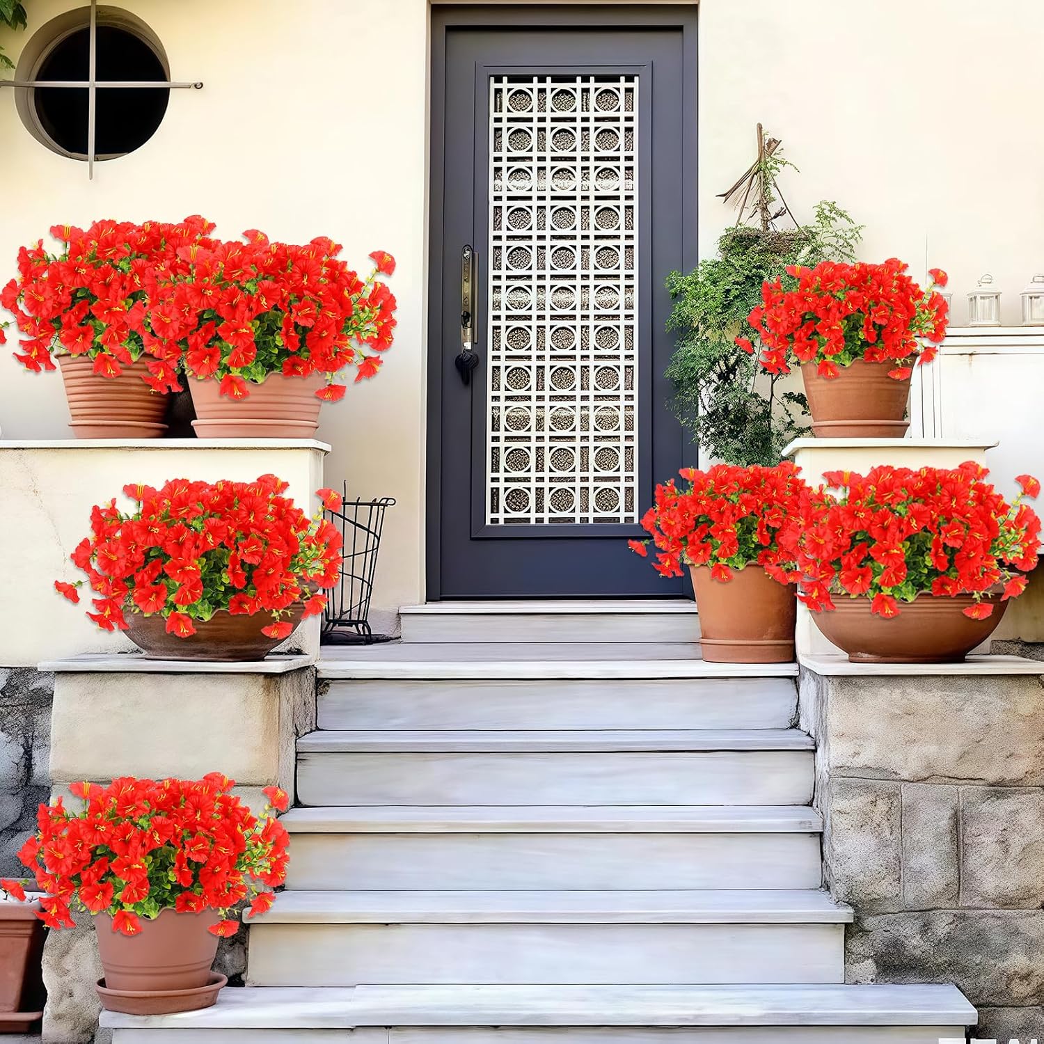 Thumbnail 6 de msymsyu MSY-002-06 kunstpetunia’s, rood, 36 cm, set van 7